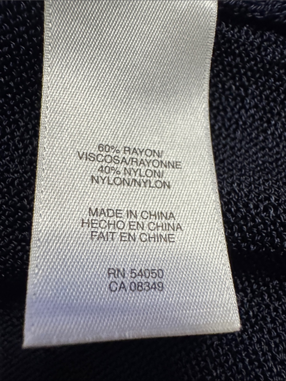 Jones New York Black Wrap-Detail Long Sleeve sweater - Picture 6 of 6